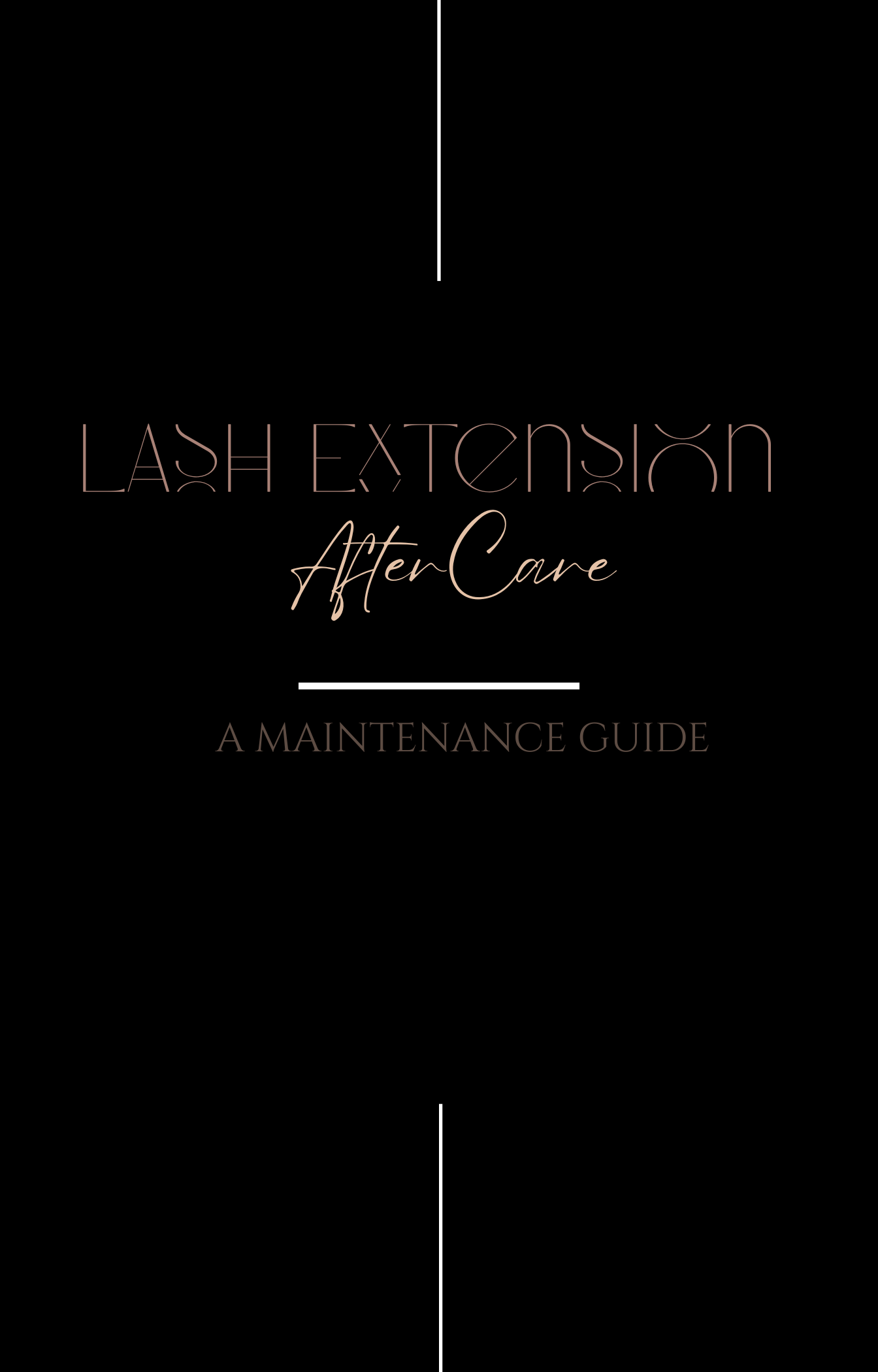 Lash Extension AfterCare